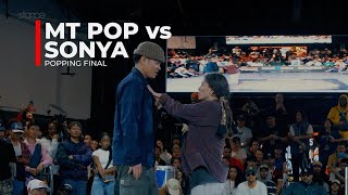 Mt Pop vs Sonya  Popping Final  Freestyle Session 2023  stance [upl. by Rosenfeld]