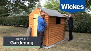 How to Felt a Shed Roof with Wickes [upl. by Pesvoh]