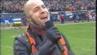 Chris Daughtry sing the National Anthem [upl. by Attelrahc407]