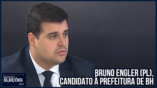 Bruno Engler PL candidato à prefeitura de Belo Horizonte  BAND ELEIÇÕES 2024  26082024 [upl. by Anaiek]