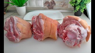 Nur wenige Leute kochen Schweinshaxe so So lecker dass ich gleich 3 Schweinshaxe auf einmal koche [upl. by Harahs118]