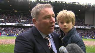 Ally McCoist End Of Season Speech Vs Berwick Rangers  4th May 2013 [upl. by Lichter640]