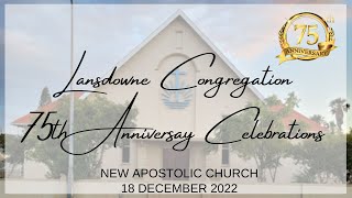 LANSDOWNE CONGREGATION 75TH ANNIVERSARY [upl. by Ocirnor]