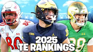 Tight End Rankings For The 2025 NFL Draft Summer Scouting [upl. by Ttennaj404]