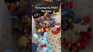 Torturing my FNAF Plushies 😂💀 fnafplush fnafmemes fnafmovie [upl. by Lumpkin546]