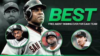 The Best MLB Free Agent Signing Ever for Each Team [upl. by Ianaj]