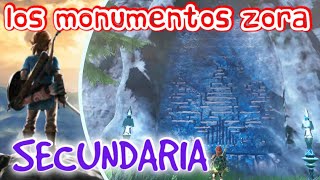 Zelda BOTW 3077 Los Monumentos Zora ⚠️ Torre De Lanayru ❗️ Misión Secundaria 39 [upl. by Eisso]