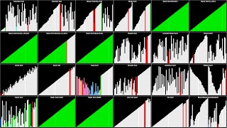 Visualization of 24 Sorting Algorithms In 2 Minutes [upl. by Reniti]