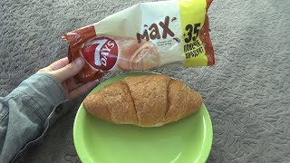 7 Days Max Croissant with Cream Brulee 110 g Unboxing and Test [upl. by Sudnac204]