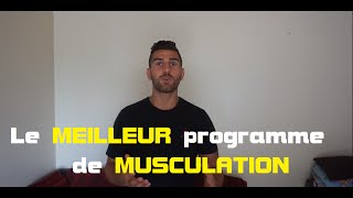 Le MEILLEUR programme de MUSCULATION [upl. by Adnamor754]