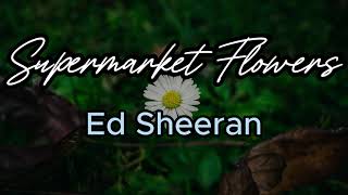 Supermarket Flowers Lyrics  Ed Sheeran [upl. by Nydnarb]