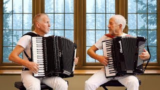 Tombe la Neige  Salvatore ADAMO  Accordion Music Acordeon [upl. by Zerat219]