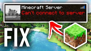 How To Fix Cant Connect To Server On Minecraft  Full Guide [upl. by Lois]