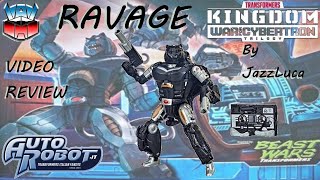 RAVAGE Transformers Generations WAR FOR CYBERTRON KINGDOM Deluxe Video recensione ITA [upl. by Deerc704]