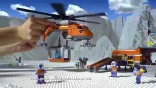 LEGO City Arctic  2014 Commercial  60034 Arctic Helicrane amp 60036 Arctic Base Camp [upl. by Chor]