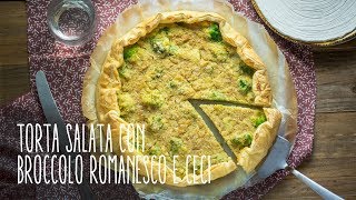 Torta salata ai ceci e broccolo romanesco [upl. by Garfinkel659]