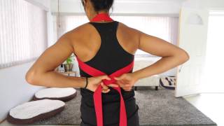 Yoga Strap For Posture And Back Pain  How To Use A Yoga Strap  Clever Yoga [upl. by Atterg]