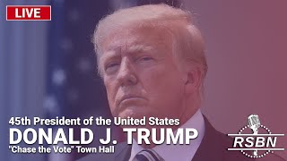 LIVE REPLAY quotChase the Votequot Town Hall With President Donald J Trump  6624 [upl. by Enyahs]