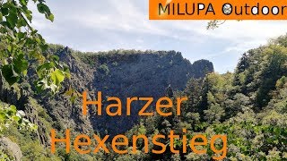 Wandern im Harz  Harzer Hexenstieg  Wild campen Zelten incl Brocken u Wolfswarte  Wandern [upl. by Eanehs]