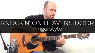 Knocking on heavens door DylanGuns n Roses  Acoustic Guitar Solo Cover Violão Fingerstyle [upl. by Newell]