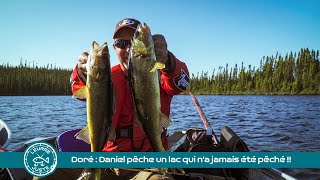 Doré  Daniel pêche un lac qui n’a jamais été pêché [upl. by Pavel]