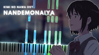 Nandemonaiya  Piano tutorial [upl. by Nitsur]