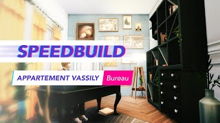 SpeedBuild Les Sims 4 Appartement Vassily  Bureau [upl. by Bound]