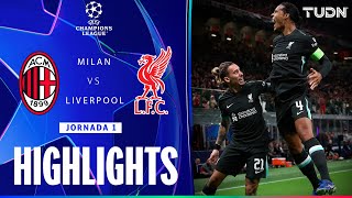 HIGHLIGHTS  Milan vs Liverpool  UEFA Champions League  TUDN [upl. by Aubin]