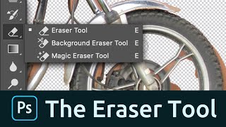 How to Use the Eraser Tool in Photoshop [upl. by Kittie]