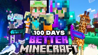 100 Days of DUO Better Minecraft FULL MOVIE [upl. by Tasha943]