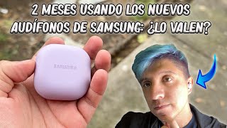 Audífonos Galaxy Buds2 Pro Experiencia real de uso a 2 meses Review en español [upl. by Zola]