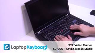 IBM Lenovo T420 T510 Keyboard Installation Replacement Guide  Laptop Remove Replace Install [upl. by Hurley]