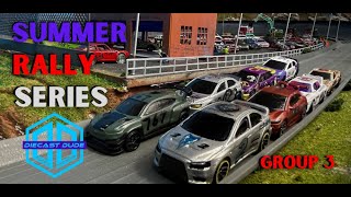 Summer Rally Series Group 3 Modified Diecast Street Racing [upl. by Tabber330]