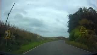 Autumn Road Trip Drive With Accordion Music On A912 Route On History Visit To Perthshire Scotland [upl. by Ennayoj]