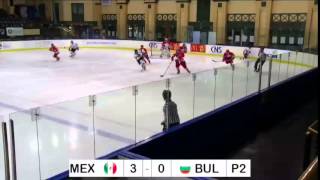 IIHF World Champs South Africa MEXICO vsBULGARIA [upl. by Inna493]