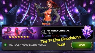 17x 7star crystals for Elsa Bloodstone  MCOC [upl. by Ennovyhs320]