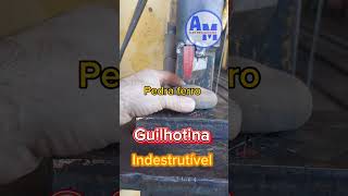 GUILHOTINA INDESTRUTÍVEL FIO DIAMANTADO hydraulic press [upl. by Stag]