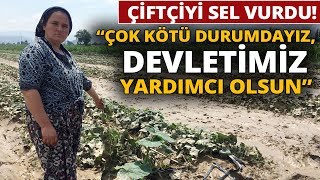 Yağmur Ekili Alanları Vurdu Ürünleri Zarar Görenler Gözyaşlarını Tutamadı [upl. by Hazeghi609]