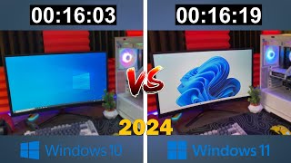 Windows 11 vs Windows 10 💻 Comparación de Rendimiento 2024 🚀 [upl. by Htederem148]