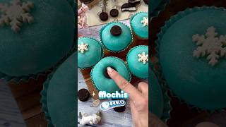 MOCHIS DE OREO 🩵 recetas recetasfaciles kawaii [upl. by Stern]