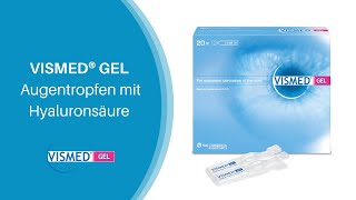 Augentropfen mit Hyaluronsäure zur intensiven Befeuchtung bei Trockenen Augen VISMED® GEL [upl. by Adnam383]