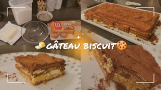 🧈 Gâteau aux petits beurres 🍪 recette [upl. by Leahcimluap130]