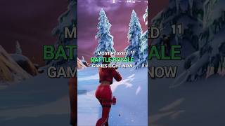 Most Played Battle Royale Games Right Now shorts gaming fortnite apex pubg freefire warzone [upl. by Lalad]