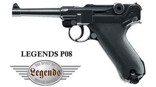 Legends Luger P08 CO2 Luftpistole 45mm [upl. by Quint]