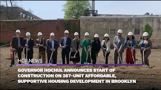 Governor Hochul Announces Start of Construction on 287Unit Affordable Housing in Brooklyn [upl. by Maurilia]