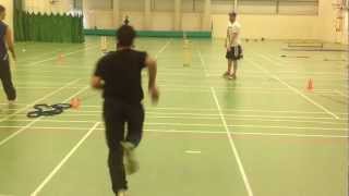 Fast Bowling Action Behind View Slow Motion [upl. by Lavicrep]