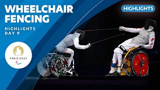 🤺 Wheelchair Fencing Highlights  Day 9  Paris 2024 Paralympic Games [upl. by Lissi]