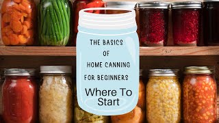 How To Can Food  Home Canning For Beginners  Where To Start  ToniReneeAtHome [upl. by Gower110]