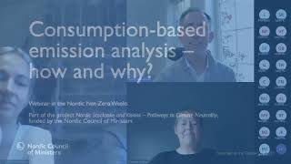 Webinar Consumptionbased emissions analyses – how and why [upl. by Nomolos]