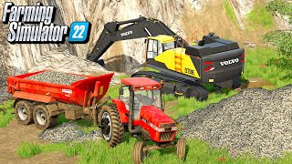 DIGGING FOR GOLD ACROSS NO MANS LAND  Farming Simulator 22 [upl. by Coreen]